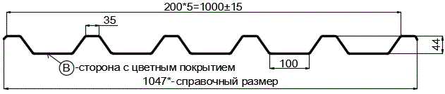 Фото: Профнастил Н60 х 845 - B (PURMAN-20-3005-0.5) в Протвино