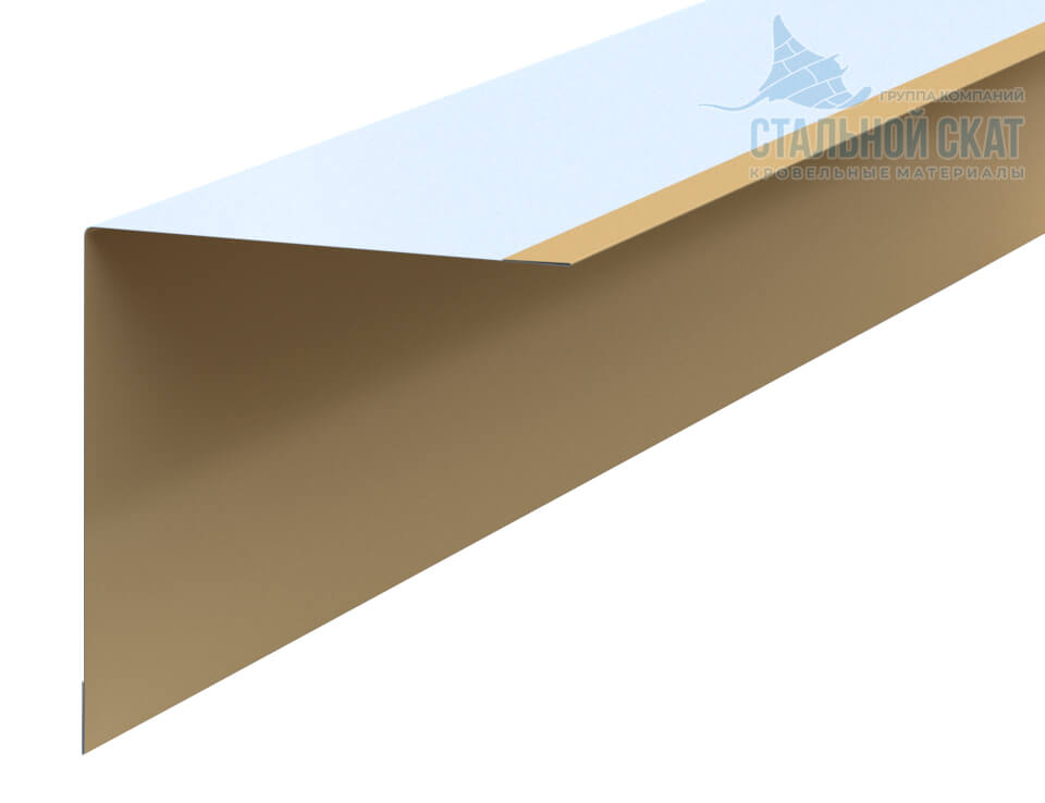 Планка угла внутреннего 75х75х3000 NormanMP (ПЭ-01-1014-0.5) в Протвино