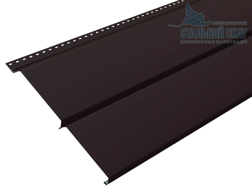 Сайдинг Lбрус-XL-14х335 (VALORI-20-DarkBrown-0.5) в Протвино