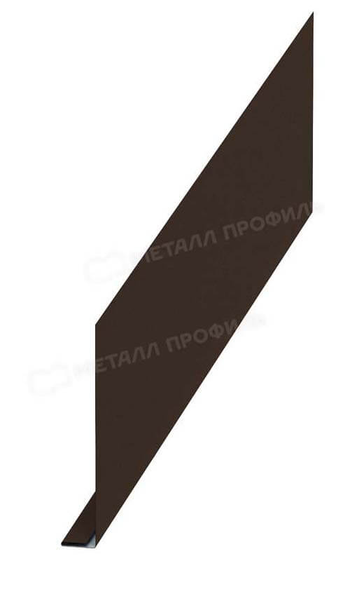 Планка карнизного свеса 200х30х2000 NormanMP (ПЭ-01-8017-0.5)