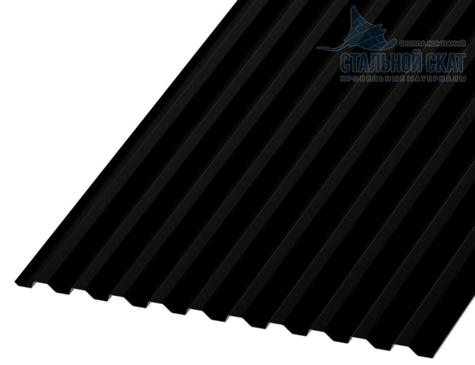 Профнастил С21 х 1000 - B NormanMP (ПЭ-01-9005-0.5)