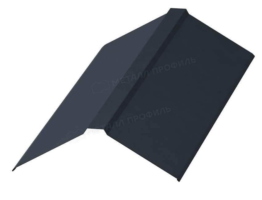 Планка конька плоского 190х190х2000 NormanMP (ПЭ-01-7016-0.5)