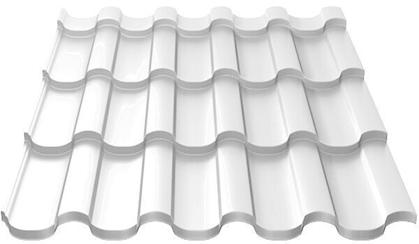 Металлочерепица МП Монтекристо-SL NormanMP (ПЭ-01-9010-0.5)
