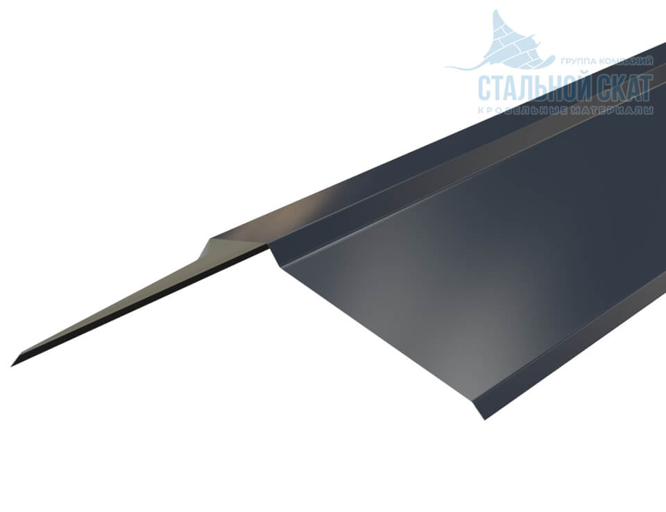 Планка конька плоского 150х150х2000 (PURETAN-20-RR23-0.5)