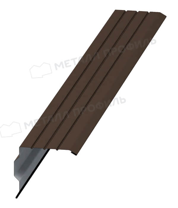 Планка торцевая 90х115х2000 NormanMP (ПЭ-01-8017-0.5)