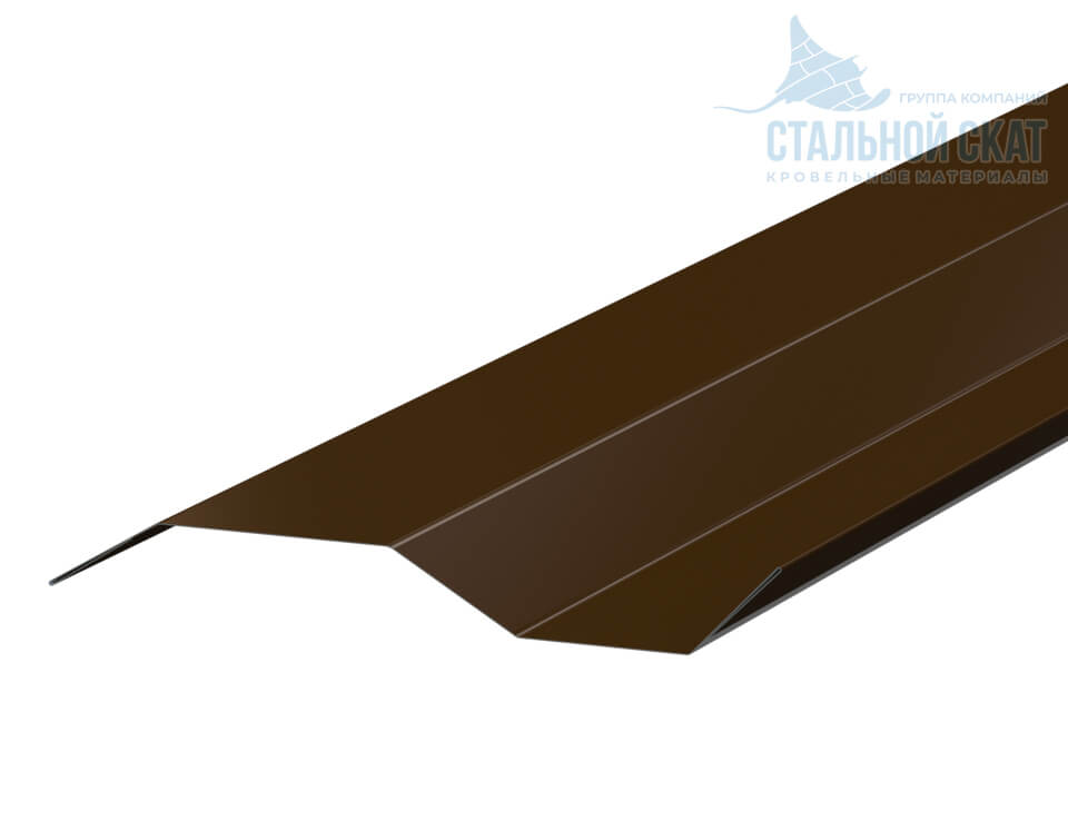 Планка примыкания в накладку 77х2000 NormanMP (ПЭ-01-8017-0.5)