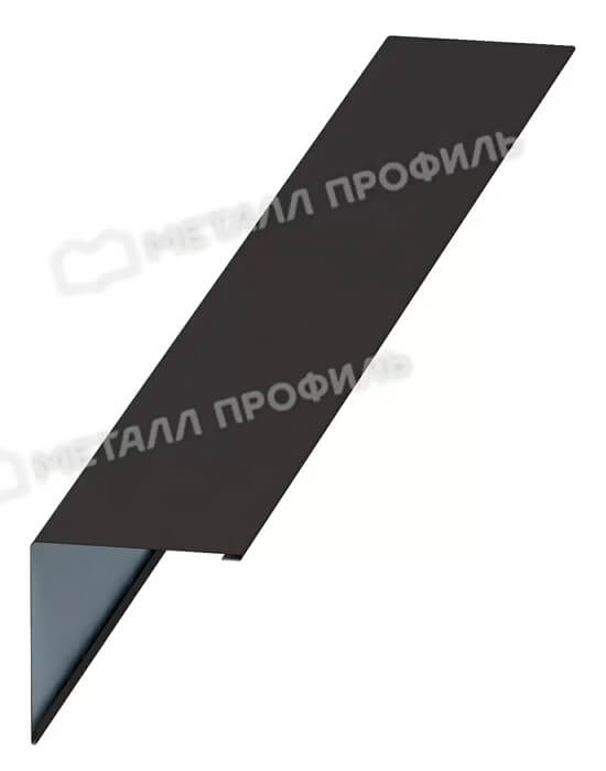 Планка угла наружного 115х115х2000 (VALORI-20-Яркий Брауни-0.5)