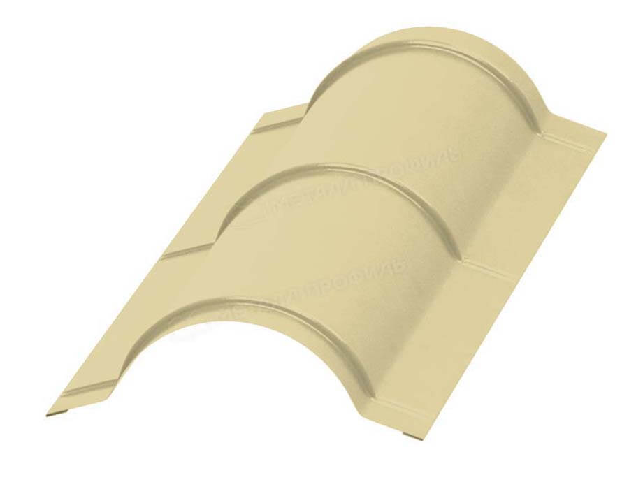 Планка конька круглого R110х2000 (ПЭ-01-1014-0.45)