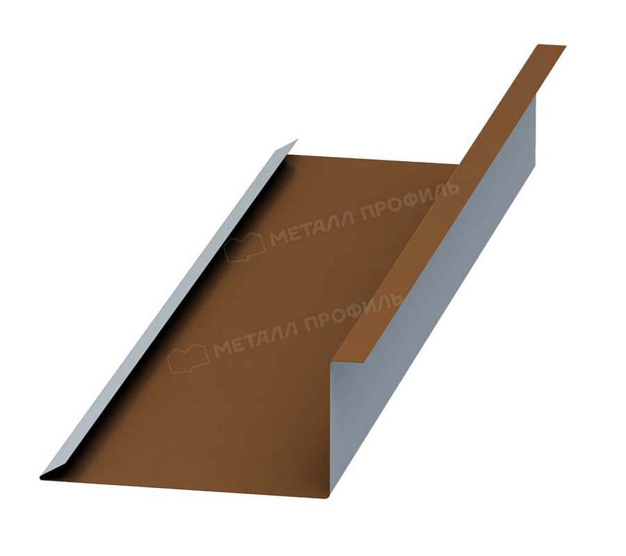 Планка примыкания нижняя 250х122х2000 (PURMAN-20-Argillite-0.5)